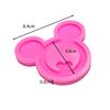 Shiny Glossy Mouse Hat and Heart Shape Keychain Silicone Molds view 2