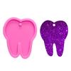 Shiny Glossy Tooth Dentists Shape Keychain Silicone Molds view 1