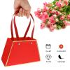 EXCEART Elegant Flower Bouquet Pouches 4pcs Paper Handbags for Bouquet Packaging for Anniversary view 2