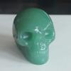 2'' Hand Carved Mixed Gemstone Crystal Skull Figurine Carving Home Decor (Green Aventurine) view 1