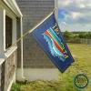 BBGreek Tri Delta Official Vendor - Large Wall Flag - 3 x 5 Feet - Large Microfiber Beach Wave - Sorority Paraphernalia view 3
