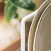 4PCS Plate Holders Organizer, Metal Dish Storage Dying Display Rack for Cabinet, Counter and Cupboard - White 2 Small and 2 Large view 4