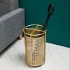 Umbrella Racks Golden Modern Umbrella Stand Holder, with 4 Hooks for Home Hotel Cafe Entrance Decoration Umbrella Basket, Can Hold 12-16 Umbrellas view 3