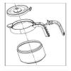 6 Cup Glass Jar Compatible With Kenwood Drip Coffee Maker view 2