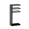 Umbrella Rack Hua Nordic Wrought Iron Umbrella Stand Black, Metal Creative Storage Rack, Suitable for Family Business Hotel, with Detachable Drip Tray, 26x15x56.5cm view 1