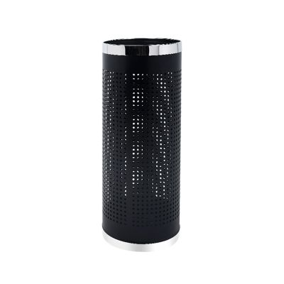Umbrella Rack Hua Large Capacity Umbrella Stand, Stainless Steel Metal Umbrella Bucket, Store 8-10 Umbrellas, Suitable for Home Hotel Office, 22x22x55cm