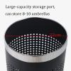 Umbrella Rack Hua Large Capacity Umbrella Stand, Stainless Steel Metal Umbrella Bucket, Store 8-10 Umbrellas, Suitable for Home Hotel Office, 22x22x55cm view 4