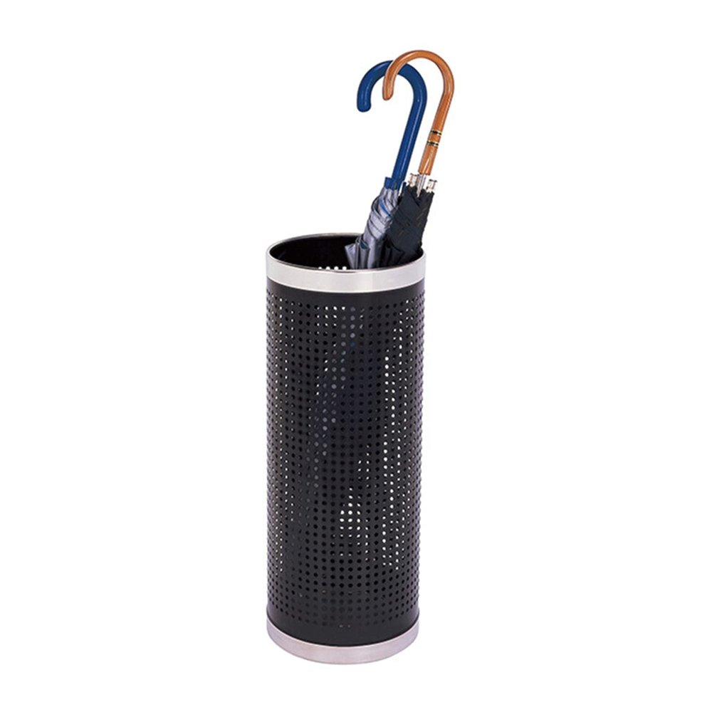 Umbrella Rack Hua Stainless Steel Metal Umbrella Stand, Large Capacity Storage of 8-10 Umbrellas, Suitable for Home Hotel Office Umbrella Bucket, 22x22x55cm