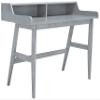 SAFAVIEH Home Collection Wrigley Dark Grey Office Living Room Bedroom Study Foyer Writing Desk DSK1400A view 4