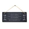 Stukk Bike Four Wheels Move Body Two Soul Listening Riding Bikers Laser Hanging Shed Sign (If You Want to Be Happy D2), Natural Engraved Slate Stone Plaque, 30x12cm (Large) view 3