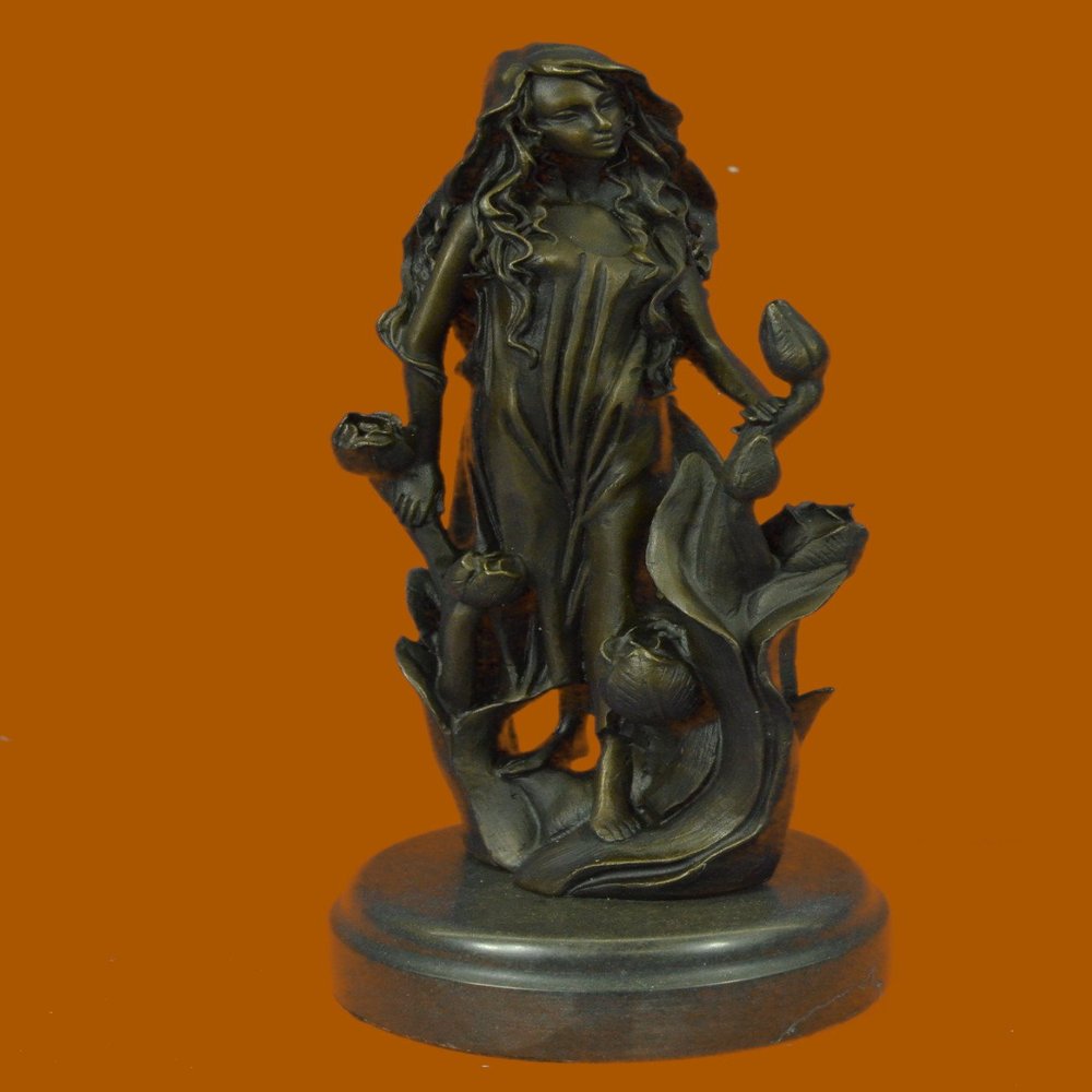 Modern Art Abstract Mother Nature by J.Mavchi Bronze Sculpture Statue Home Decor