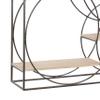 Deco 79 Metal 4 Shelves Wall Shelf, 32" x 7" x 32", Gray view 4
