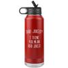 Dad Jokes I Think You Mean Rad Jokes Funny Father's Day Water Bottle for Dad Insulated Tumbler 32oz BPA Free view 1