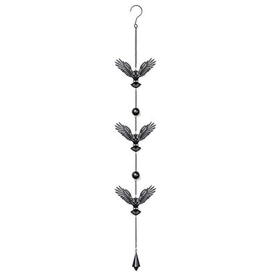 Pacific Giftware Night Owl Hanging Decoration Wind Chime