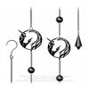 Pacific Giftware Celestial Unicorn Hanging Decoration Wind Chime view 3