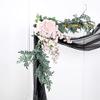 18Ft Wedding Arch Draping Fabric Backdrop Drapery for Parties Ceiling Wedding Arch Reception Drapery Fabric Dcor view 4