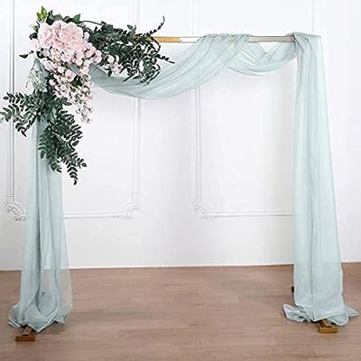 18Ft Wedding Arch Draping Fabric Backdrop Drapery for Parties Ceiling Wedding Arch Reception Drapery Fabric Dcor