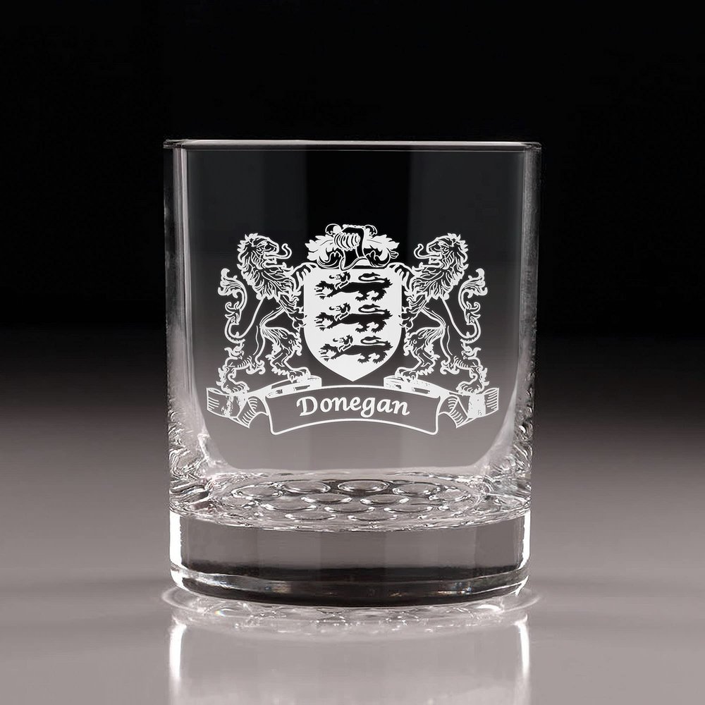 Donegan Irish Coat of Arms Nob Hill Tumblers - Set of 4