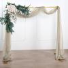 18Ft Wedding Arch Draping Fabric Backdrop Drapery for Parties Ceiling Wedding Arch Reception Drapery Fabric Dcor view 1