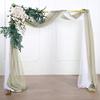 18Ft Wedding Arch Draping Fabric Backdrop Drapery for Parties Ceiling Wedding Arch Reception Drapery Fabric Dcor view 2