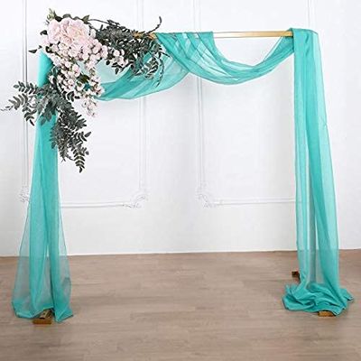 18Ft Wedding Arch Draping Fabric Backdrop Drapery for Parties Ceiling Wedding Arch Reception Drapery Fabric Dcor