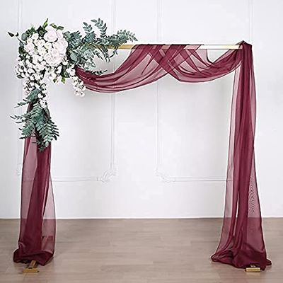 18Ft Wedding Arch Draping Fabric Backdrop Drapery for Parties Ceiling Wedding Arch Reception Drapery Fabric Dcor