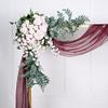18Ft Wedding Arch Draping Fabric Backdrop Drapery for Parties Ceiling Wedding Arch Reception Drapery Fabric Dcor view 4