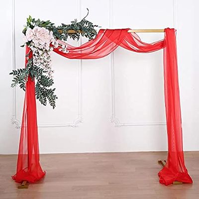 18Ft Wedding Arch Draping Fabric Backdrop Drapery for Parties Ceiling Wedding Arch Reception Drapery Fabric Dcor