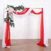 18Ft Wedding Arch Draping Fabric Backdrop Drapery for Parties Ceiling Wedding Arch Reception Drapery Fabric Dcor view 2