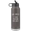 Dad Jokes I Think You Mean Rad Jokes Funny Father's Day Water Bottle for Dad Insulated Tumbler 32oz BPA Free view 1