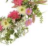 Chrysanthemum and Berry Floral Spring Wreath Pink and Yellow 23" view 4