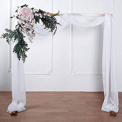 18Ft Wedding Arch Draping Fabric Backdrop Drapery for Parties Ceiling Wedding Arch Reception Drapery Fabric Dcor