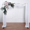 18Ft Wedding Arch Draping Fabric Backdrop Drapery for Parties Ceiling Wedding Arch Reception Drapery Fabric Dcor view 1