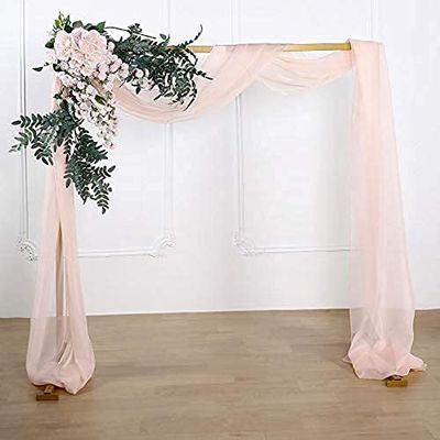 18Ft Wedding Arch Draping Fabric Backdrop Drapery for Parties Ceiling Wedding Arch Reception Drapery Fabric Dcor