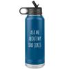 Funny Father's Day Water Bottle Ask Me About My Dad Jokes Insulated Tumbler 32oz BPA Free view 1