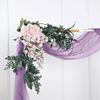 18Ft Wedding Arch Draping Fabric Backdrop Drapery for Parties Ceiling Wedding Arch Reception Drapery Fabric Dcor view 3