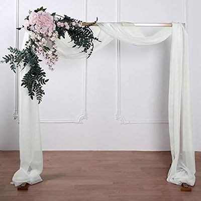 18Ft Wedding Arch Draping Fabric Backdrop Drapery for Parties Ceiling Wedding Arch Reception Drapery Fabric Dcor