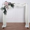 18Ft Wedding Arch Draping Fabric Backdrop Drapery for Parties Ceiling Wedding Arch Reception Drapery Fabric Dcor view 1