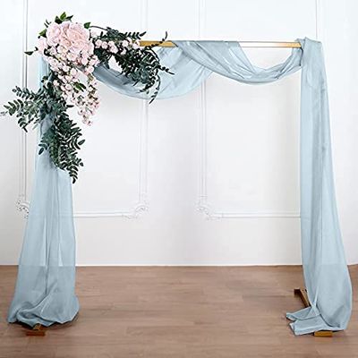 18Ft Wedding Arch Draping Fabric Backdrop Drapery for Parties Ceiling Wedding Arch Reception Drapery Fabric Dcor