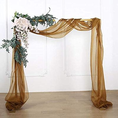 18Ft Wedding Arch Draping Fabric Backdrop Drapery for Parties Ceiling Wedding Arch Reception Drapery Fabric Dcor
