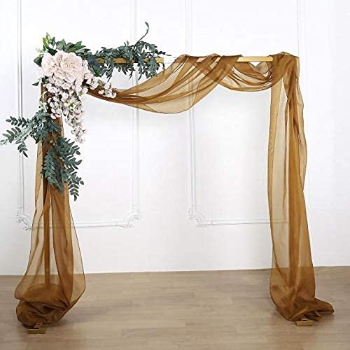 18Ft Wedding Arch Draping Fabric Backdrop Drapery for Parties Ceiling Wedding Arch Reception Drapery Fabric Dcor