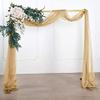 18Ft Wedding Arch Draping Fabric Backdrop Drapery for Parties Ceiling Wedding Arch Reception Drapery Fabric Dcor view 1