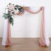 18Ft Wedding Arch Draping Fabric Backdrop Drapery for Parties Ceiling Wedding Arch Reception Drapery Fabric Dcor view 2