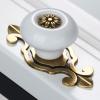 YUNSI Creative Handles Vintage Furniture Handles Ceramic Cabinet Knobs and Handles Door Cupboard Drawer Kitchen Pull Handles Furniture Fittings Hardware Handle(D) view 2