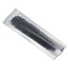 PABCK 100 Pcs 2.56x8.66 inch (Inside Size 2.17x8.27 inch) Clear Front Vacuum Heat Sealable Pure Mylar Foil Bag for Travel Sampling Packaging Food Storage Aluminum Foil Candy Coffee Powder Package view 1
