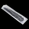 PABCK 100 Pcs 2.56x8.66 inch (Inside Size 2.17x8.27 inch) Clear Front Vacuum Heat Sealable Pure Mylar Foil Bag for Travel Sampling Packaging Food Storage Aluminum Foil Candy Coffee Powder Package view 4