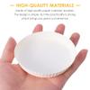Hemoton Ice Cream Cups with Lids 100pcs Disposable Cup Cover Paper Hot Cup Lids Recycled Drinking Coffee Covers for Cafe Hotel KTV Bars 75mm Soup Cups with view 2