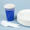 Hemoton Ice Cream Cups with Lids 100pcs Disposable Cup Cover Paper Hot Cup Lids Recycled Drinking Coffee Covers for Cafe Hotel KTV Bars 75mm Soup Cups with view 3
