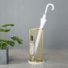 Umbrella Racks Umbrella Stand Holder with Marble Base, Saving Space, Now with Umbrella Stand Holder, Drip Tray and Hook, Used for Hotel Office Cafe Entrance (Color : Gold) view 2