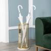Umbrella Racks Umbrella Stand Holder with Marble Base, Saving Space, Now with Umbrella Stand Holder, Drip Tray and Hook, Used for Hotel Office Cafe Entrance (Color : Gold) view 3